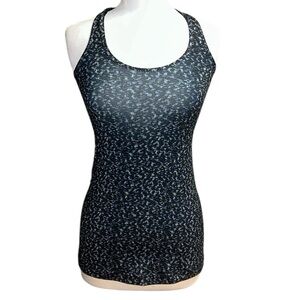 Lululemon Cool Racerback Digital Pixie Caspian Blue Black (6)
